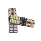ADT Canbus Error Free T10 led canbus nonpolarity 24 4014SMD T10 LED High Power Car Auto Light Bulb