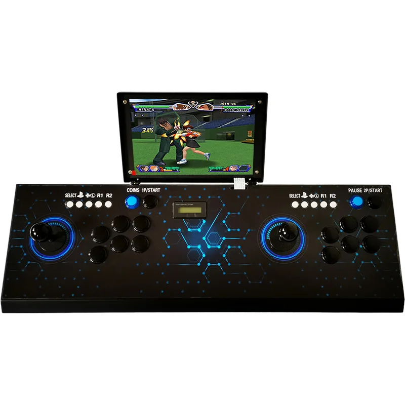 Pandora s game box 3D arcade game consoles double jotsticks with 10 inch LED screen, Black
Pandora s game box 3D arcade game consoles double jotsticks with 10 inch LED screen, Black