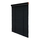 Customised 50mm decorative easy fix pleated bedroom living room study antique wooden blinds for windows