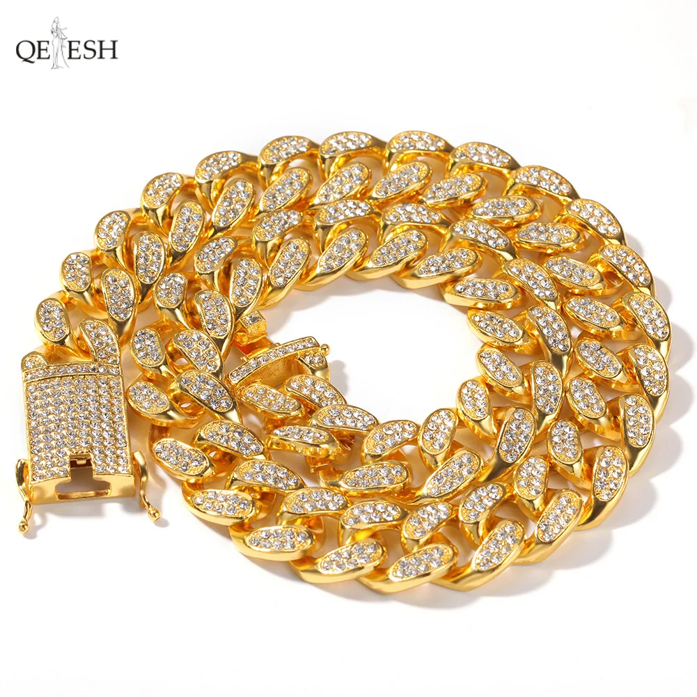 Qetesh Hot Sale Low Price Wholesale Gold Bracelets For Men Designs Bracelets Diamond Gold Plated Bracelets
Qetesh Hot Sale Low Price Wholesale Gold Bracelets For Men Designs Bracelets Diamond Gold Plated Bracelets