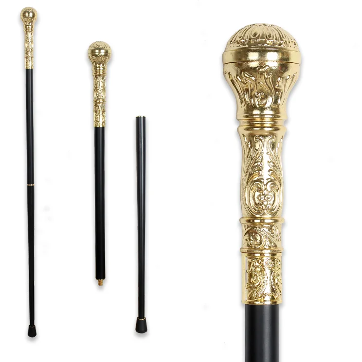 Golden Handle Walking Stick Man Fashionable Cane Women Party Walking Canes Elegant Vintage Detachable Walking Cane
Golden Handle Walking Stick Man Fashionable Cane Women Party Walking Canes Elegant Vintage Detachable Walking Cane