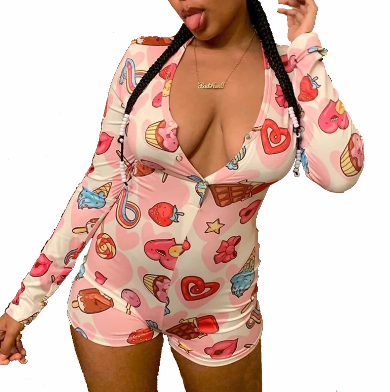 Sexy Adult Elastic Bodycon Romper Nightwear V Neck One Piece Bodysuit Short Sleepwear Girl Home Pajamas Night Clothes for women
Sexy Adult Elastic Bodycon Romper Nightwear V Neck One Piece Bodysuit Short Sleepwear Girl Home Pajamas Night Clothes for women