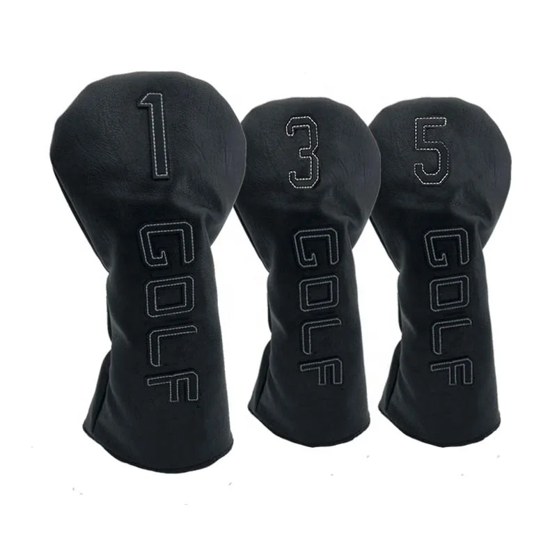 460cc Golf Driver Club headcover Applique Embroidery Golf Head Cover, Black or custom
460cc Golf Driver Club headcover Applique Embroidery Golf Head Cover, Black or custom