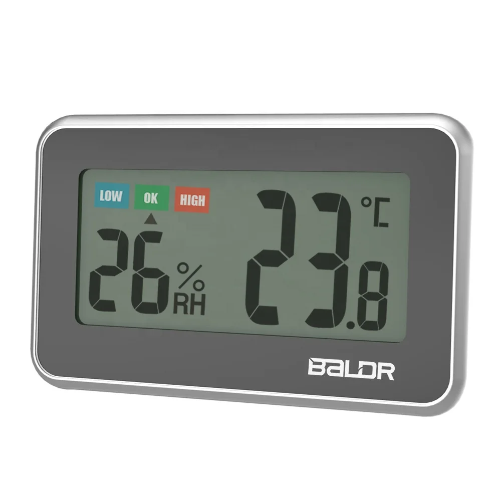 BALDR B0271 Digital Wireless Indoor LCD Mini Thermometer Hygrometer with Comfort Indicator Temperature Gauge Humidity Meter, White
BALDR B0271 Digital Wireless Indoor LCD Mini Thermometer Hygrometer with Comfort Indicator Temperature Gauge Humidity Meter, White