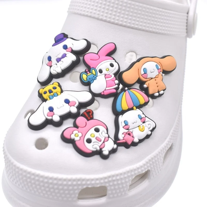 New Trend Wholesale My Melodyy Kuromii New Soft PVC Cartoon Croc Shoe Charm Decorations for Gift Kid, As picture
New Trend Wholesale My Melodyy Kuromii New Soft PVC Cartoon Croc Shoe Charm Decorations for Gift Kid, As picture