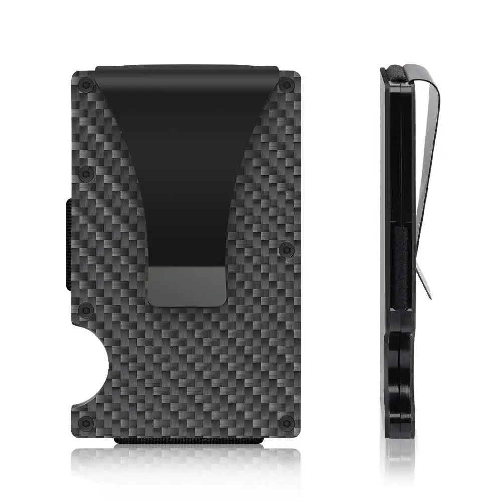 Wholesale minimalist ultra thin real carbon fiber money clip with credit card holder, Black/gold/silver/red/blue
Wholesale minimalist ultra thin real carbon fiber money clip with credit card holder, Black/gold/silver/red/blue