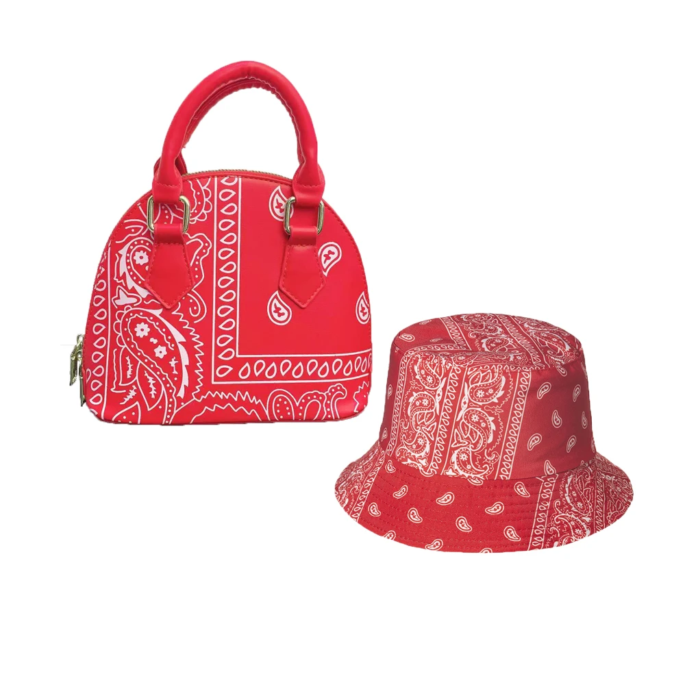 Women Handbags ladies Cashew Flower Purse Handbags and Bucket hat set Luxury Bandana Purse Bags hat sandals set, 2 colors
Women Handbags ladies Cashew Flower Purse Handbags and Bucket hat set Luxury Bandana Purse Bags hat sandals set, 2 colors