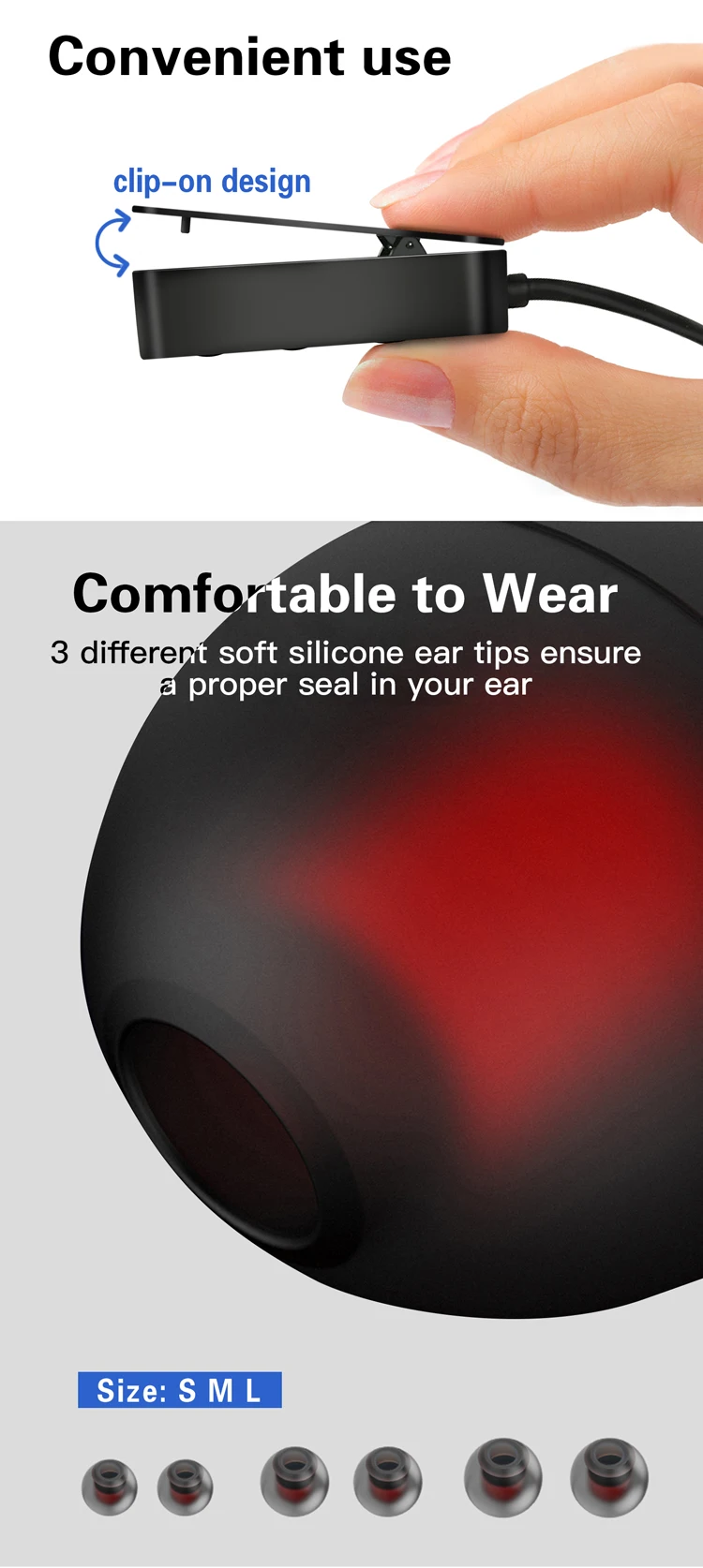 High Quality In-ear ANC Wireless Headphones for Travel Work Daily Use - ANKUX.COM