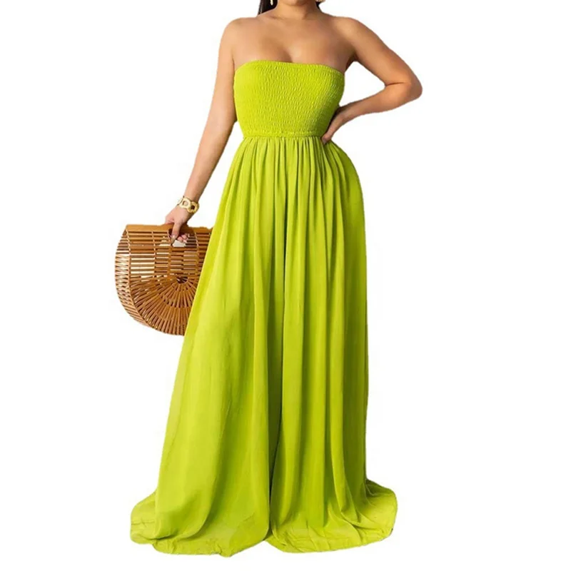 Women's 2021 New Spring Korean Version Of Loose Large Size Wide-leg Sexy Jumpsuit Chiffon Casual Flared Pants
Women's 2021 New Spring Korean Version Of Loose Large Size Wide-leg Sexy Jumpsuit Chiffon Casual Flared Pants