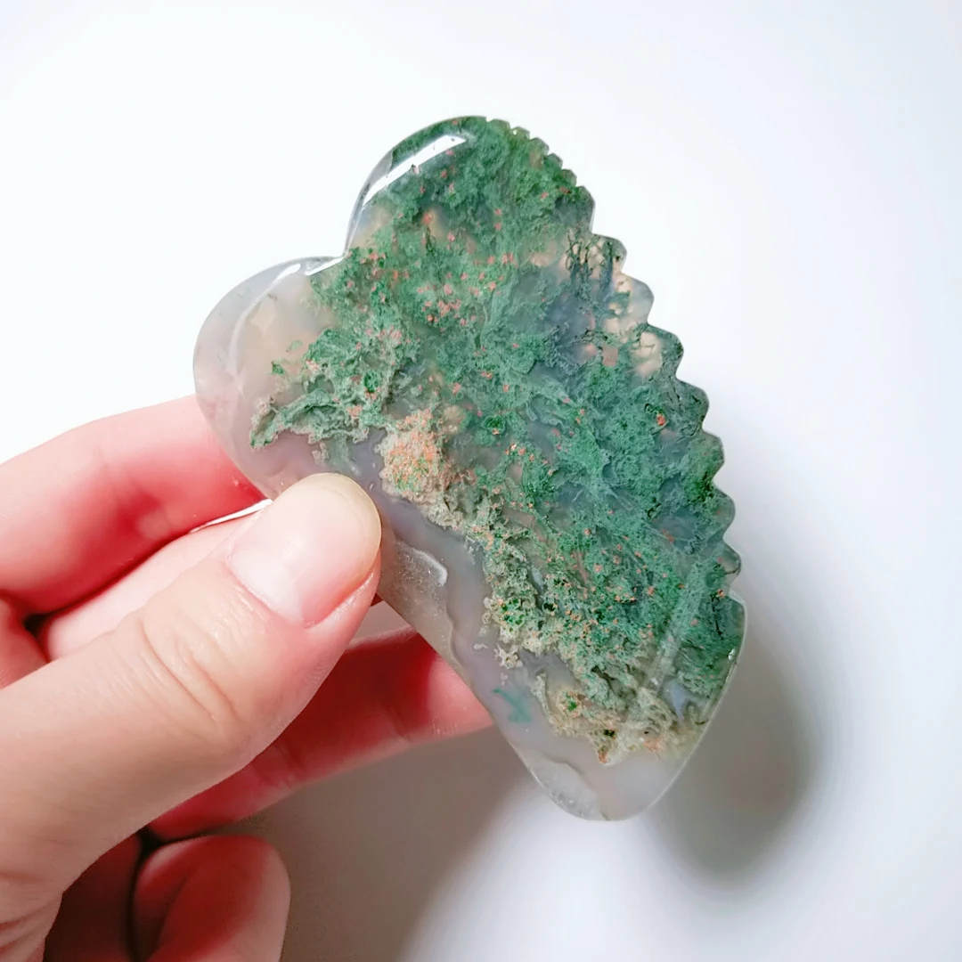 Premium 100% Real Jade Moss Agate Gua Sha Tool Therapy Massager Facial Body
Premium 100% Real Jade Moss Agate Gua Sha Tool Therapy Massager Facial Body