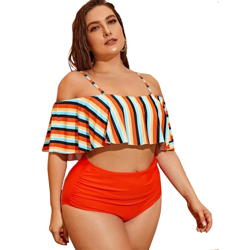2022 New Design DAMO Plus Size Women Strip Bikini Top High Waist Summer Girls Cover Up Bikini 2pcs Recycled Nylon Swimwear
2022 New Design DAMO Plus Size Women Strip Bikini Top High Waist Summer Girls Cover Up Bikini 2pcs Recycled Nylon Swimwear