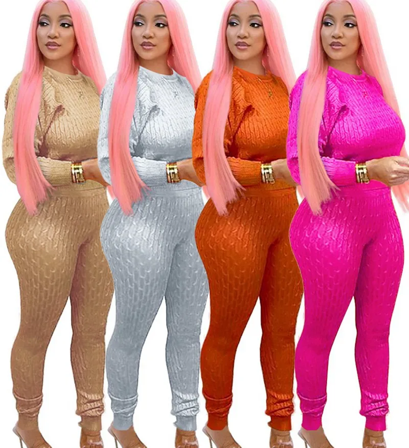 Knitted Women Sweater Sets Long Sleeve Sweaters Tops+Long Pants Solid 2 Pieces Suits Winter soft warm casual Costume plus size, Picture
Knitted Women Sweater Sets Long Sleeve Sweaters Tops+Long Pants Solid 2 Pieces Suits Winter soft warm casual Costume plus size, Picture
