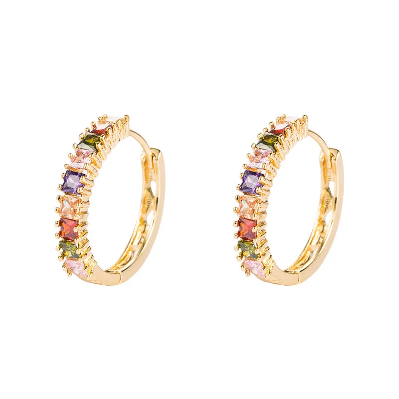 Ins European and American personality exaggeration square zircon pure copper plating 18 K gold micro inlaid ear nail
Ins European and American personality exaggeration square zircon pure copper plating 18 K gold micro inlaid ear nail