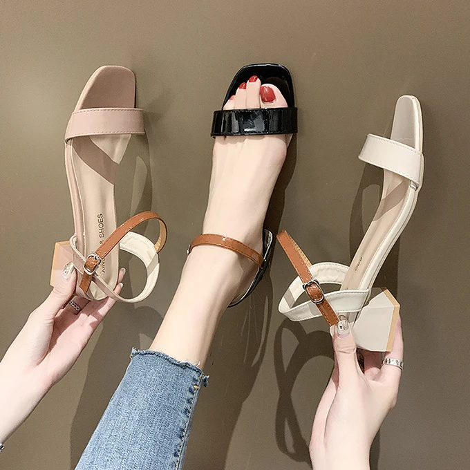 Mid heel ladies fashion pu sandals custom logo fancy sandals women for summer 
Mid heel ladies fashion pu sandals custom logo fancy sandals women for summer