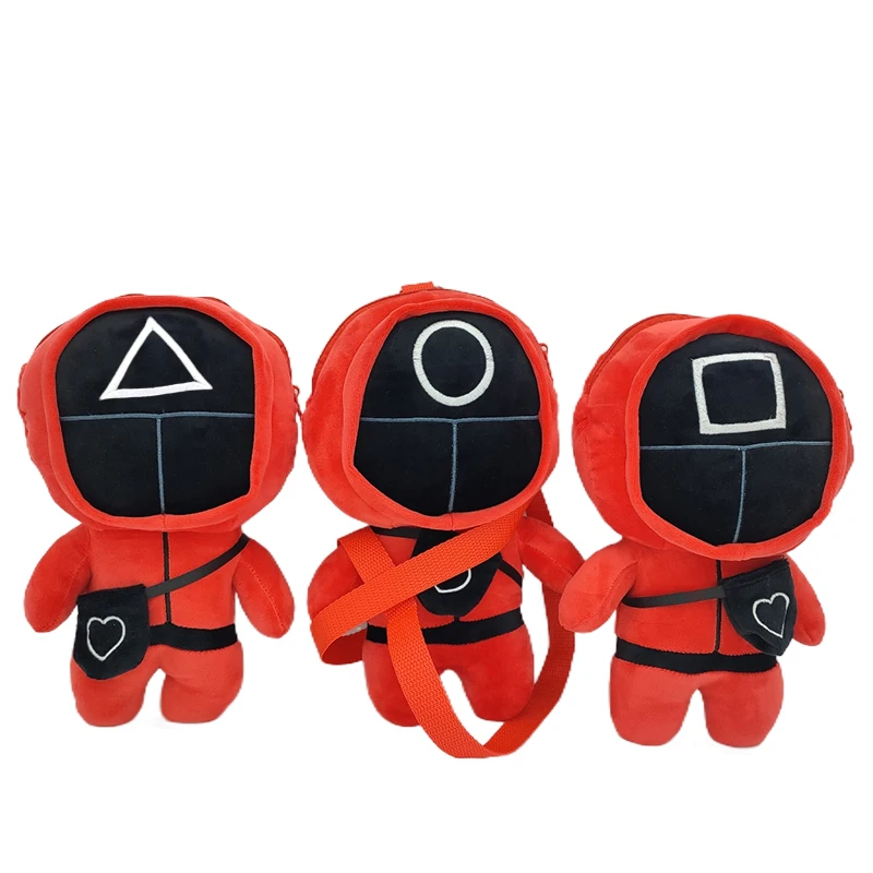 Drop Shipping Stuffed Animal Squid Game Toy Children School Squid Game Plush Bag Backpack, Red
Drop Shipping Stuffed Animal Squid Game Toy Children School Squid Game Plush Bag Backpack, Red