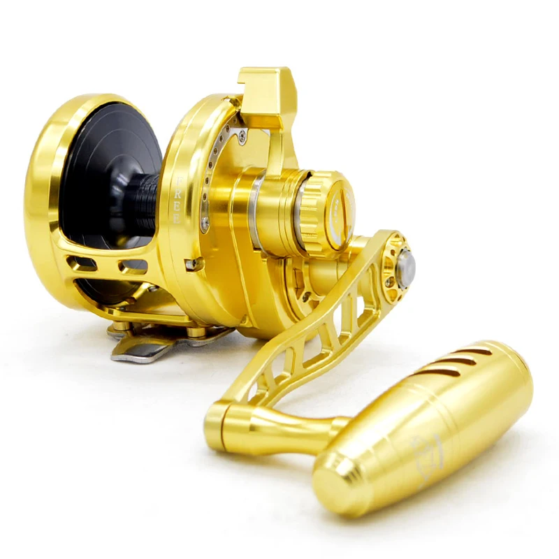 Big game fishing reels saltwater trolling overhead fishing jigging reels, Black/golden/gun color
Big game fishing reels saltwater trolling overhead fishing jigging reels, Black/golden/gun color
