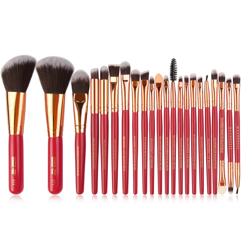 22 Pcs Wooden Handle New Style High-End Pro Makeup Brush Classic Makeup Brush Set, As picture
22 Pcs Wooden Handle New Style High-End Pro Makeup Brush Classic Makeup Brush Set, As picture