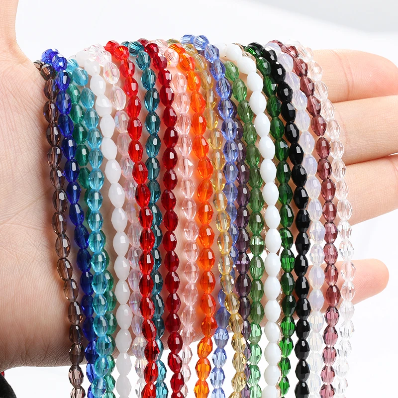 XIAOPU Wholesale Loose Crystal Stone Gemstone Glass Rice Beads For Making Bracelet Necklace Handbag Jewelry Acces, Multi color
XIAOPU Wholesale Loose Crystal Stone Gemstone Glass Rice Beads For Making Bracelet Necklace Handbag Jewelry Acces, Multi color