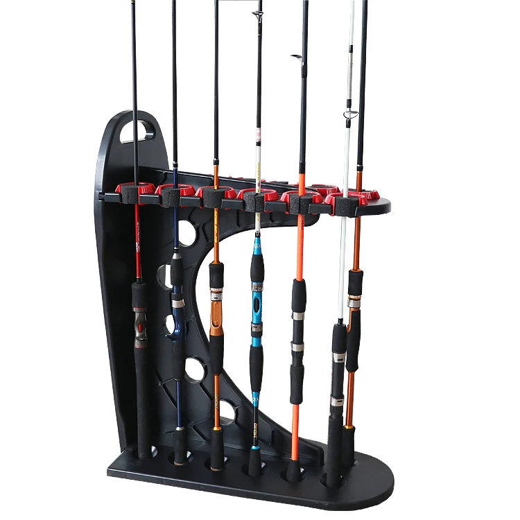 In Stock ABS plastic 12 hole Fishing rod storage display rack Weihai factory wholesale
In Stock ABS plastic 12 hole Fishing rod storage display rack Weihai factory wholesale