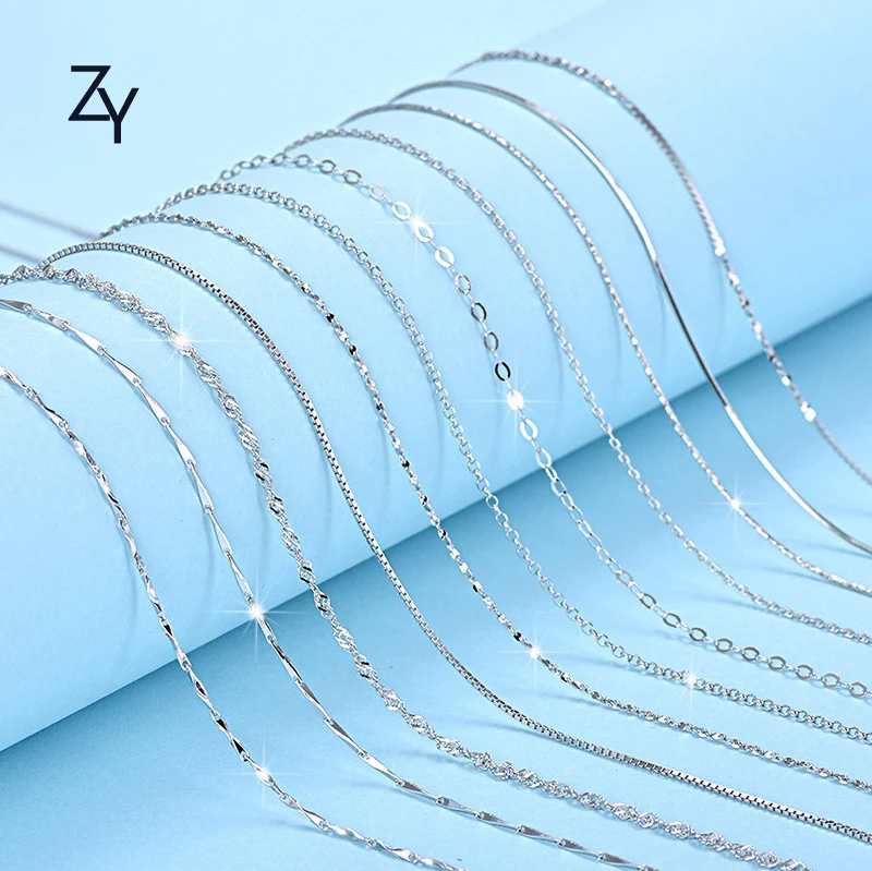 ZHUANGYEE Wholesale hot 925 Sterling Silver link chain Necklace Jewelry, Silver, gold, rose gold
ZHUANGYEE Wholesale hot 925 Sterling Silver link chain Necklace Jewelry, Silver, gold, rose gold