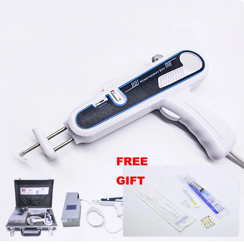 Free Gift Mesotherapy Gun Microcrystal Machine High Pressure Facial Restoration PRP Moisturizing Skin Injector Meso Gun, White
Free Gift Mesotherapy Gun Microcrystal Machine High Pressure Facial Restoration PRP Moisturizing Skin Injector Meso Gun, White