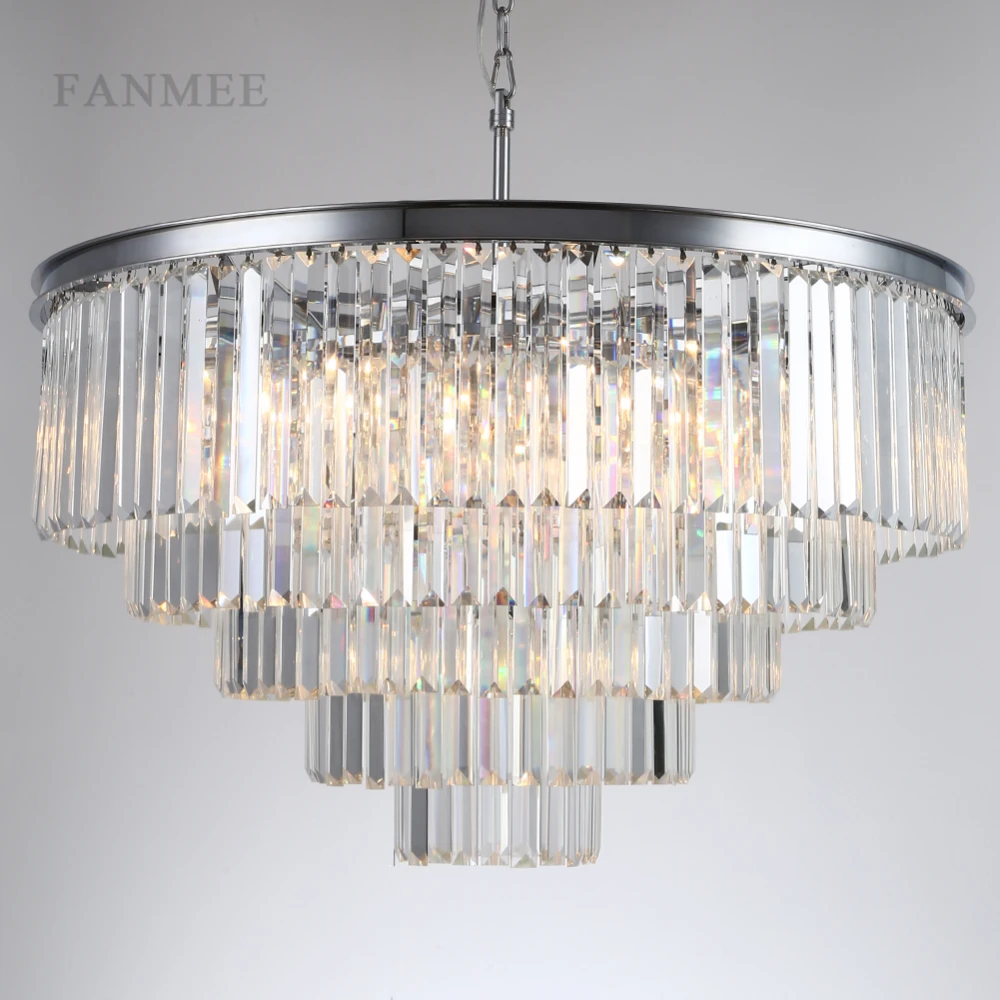 Modern LED Chandeliers Retro Clear Crystal Round 5-Tiers Brass Chrome Black Hanging Lights for Restaurant Living Room Lamps, Black, chrome, brass
Modern LED Chandeliers Retro Clear Crystal Round 5-Tiers Brass Chrome Black Hanging Lights for Restaurant Living Room Lamps, Black, chrome, brass