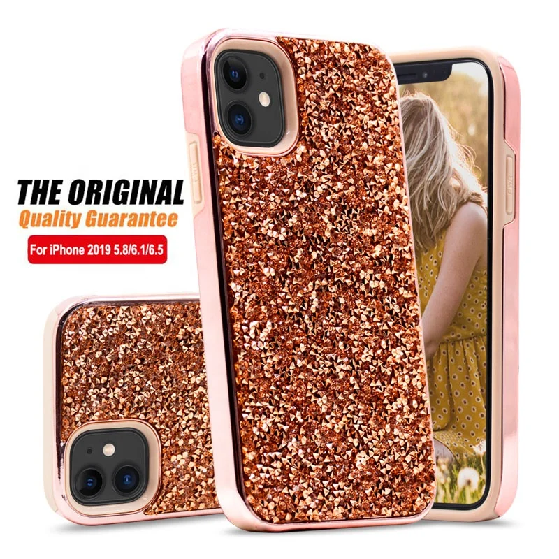 Premium bling 2 in 1 Luxury Diamond Rhinestone Glitter Phone Case for iPhone 11 2019 XR X XS Max 7 Hybrid Shockproof Case
Premium bling 2 in 1 Luxury Diamond Rhinestone Glitter Phone Case for iPhone 11 2019 XR X XS Max 7 Hybrid Shockproof Case