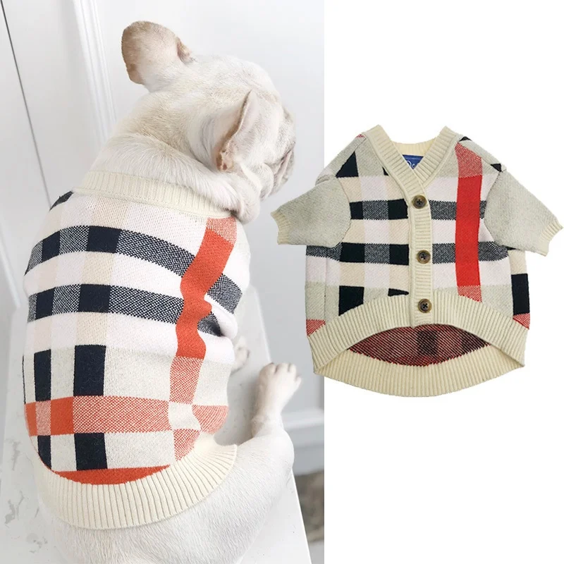 Pet dog knitted cardigan Teddy fashion trendy brand knitted sweater puppy casual high-quality clothing wholesale, Picture
Pet dog knitted cardigan Teddy fashion trendy brand knitted sweater puppy casual high-quality clothing wholesale, Picture