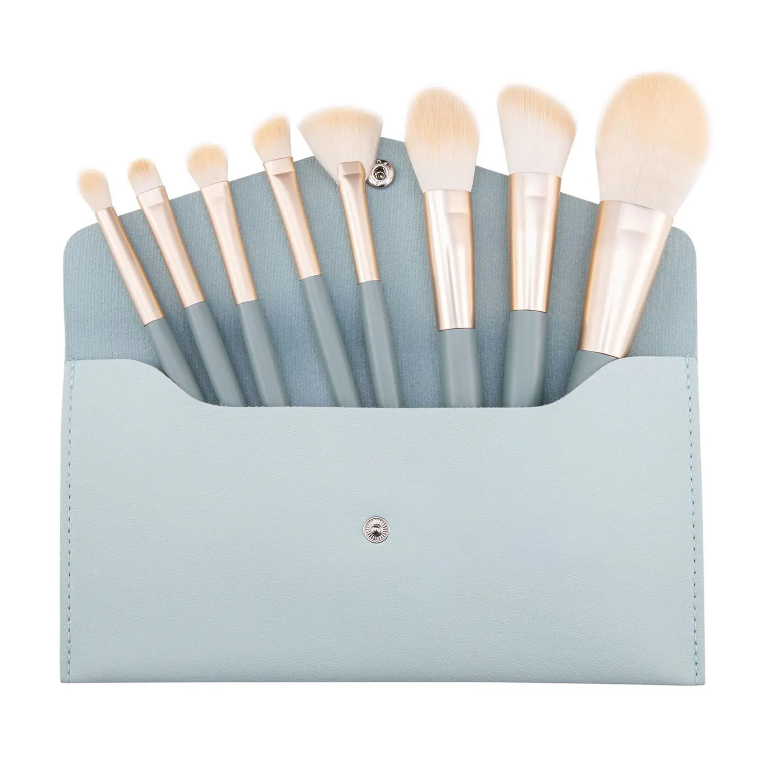 Deluxe Fashion 8pcs Blue wooden handle Rose Gold Synthetic Fibre Professional Makeup Brush Set Customized LOGO with Bag
Deluxe Fashion 8pcs Blue wooden handle Rose Gold Synthetic Fibre Professional Makeup Brush Set Customized LOGO with Bag