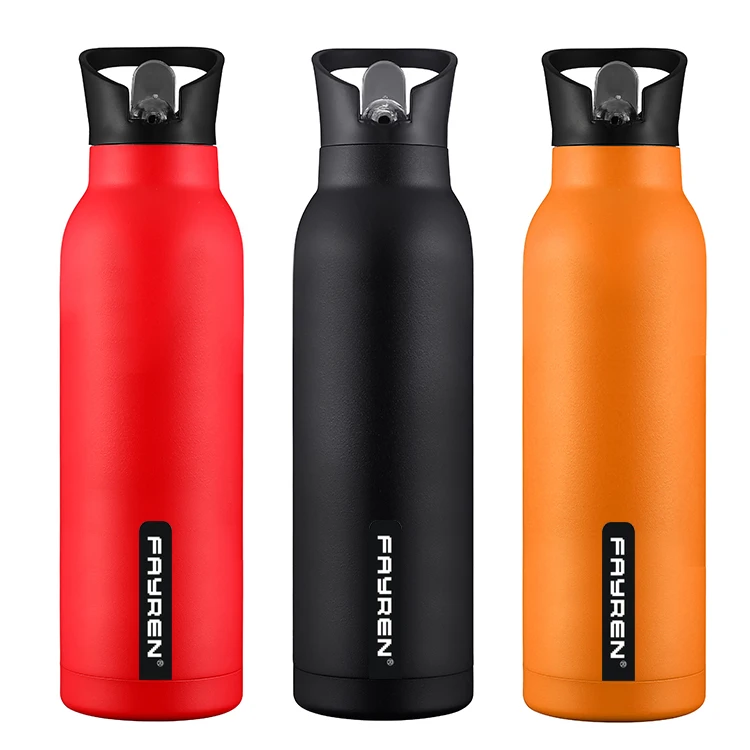 Drink Flask Water Bottle with Leakproof Straw Lid Stainless-Steel Sports Bottle for Travel, Customized color
Drink Flask Water Bottle with Leakproof Straw Lid Stainless-Steel Sports Bottle for Travel, Customized color