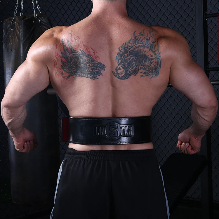 INNSTAR A Grade Fitness Weight Lifting Belt Cowghide Leather Deadlift Belt, Black and red
INNSTAR A Grade Fitness Weight Lifting Belt Cowghide Leather Deadlift Belt, Black and red