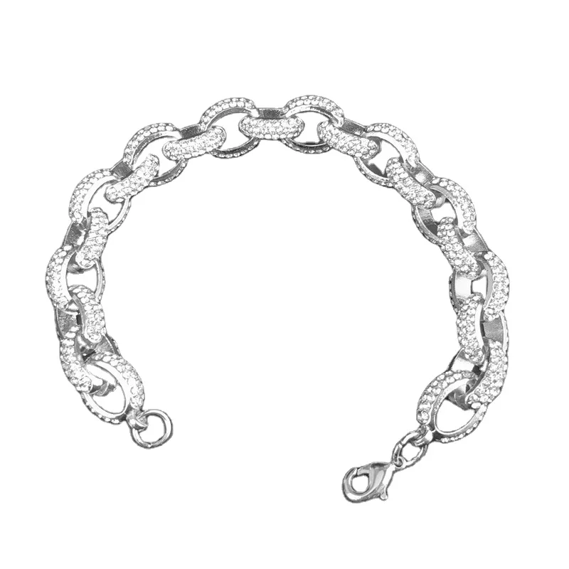 Wish supply trend accessories heavy diamond bracelet hip hop bracelet cuban link bracelet, Gold,silver
Wish supply trend accessories heavy diamond bracelet hip hop bracelet cuban link bracelet, Gold,silver