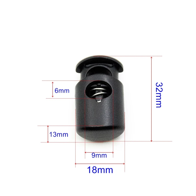 Big Size Good Quality Single Hole Cord Lock Stopper Rope Clips 32x18x13mm Hole 6x9mm
Big Size Good Quality Single Hole Cord Lock Stopper Rope Clips 32x18x13mm Hole 6x9mm