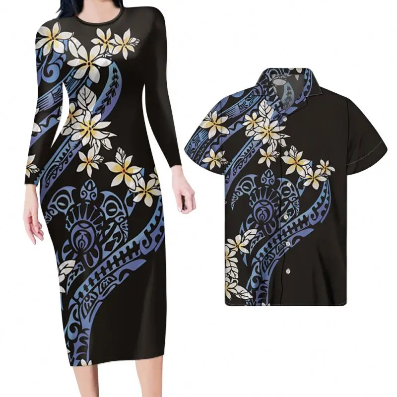 Beach Clothes For Couples New Custom Elegant Long Skirts For Women Blue Polynesian Tribal Flowers Printing Fashion Couple Skir, Customized color
Beach Clothes For Couples New Custom Elegant Long Skirts For Women Blue Polynesian Tribal Flowers Printing Fashion Couple Skir, Customized color