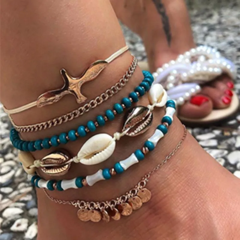 Artilady Beach Shell Anklets Beaded Stone Charm women anklet bracelet Bohemian Ankle Bracelets for Women
Artilady Beach Shell Anklets Beaded Stone Charm women anklet bracelet Bohemian Ankle Bracelets for Women