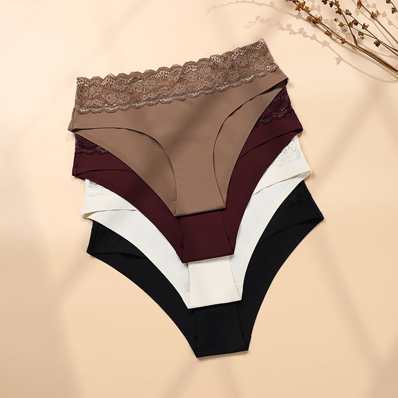 Elegant Design Cycling Underwear Breathable Lace Teen Briefs Solid Color Women Seamless Panties, Multi color
Elegant Design Cycling Underwear Breathable Lace Teen Briefs Solid Color Women Seamless Panties, Multi color