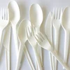 CPLA compostable cutlery cornstarch compostable cutlery 100% corn starch compostable cutlery 6.5inch