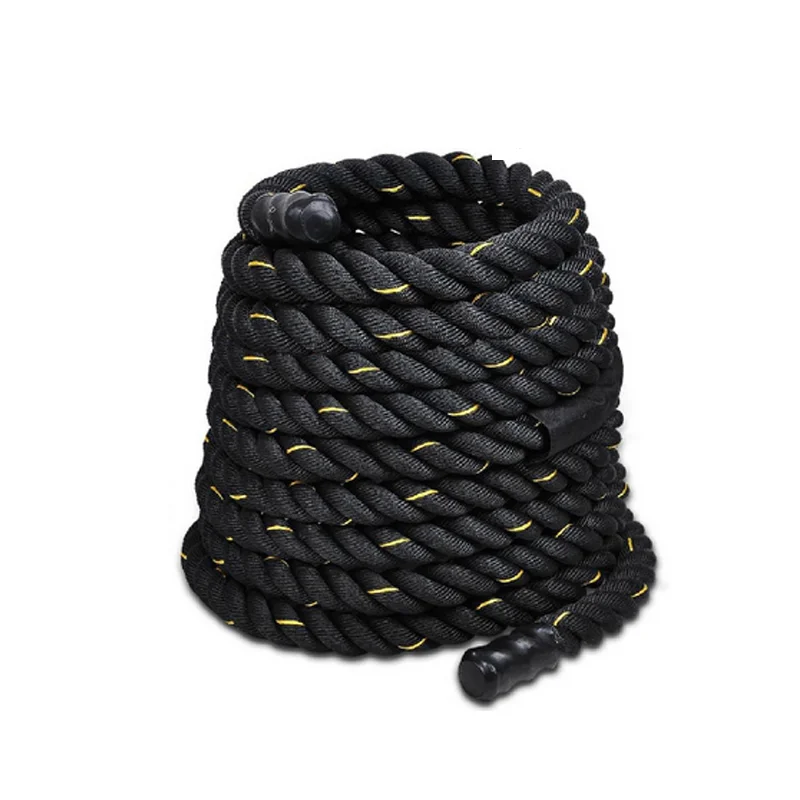 2 Inch 12m Factory Wholesale Weighted Jump Rope, Total Body Workouts Improve Strength Battle Rope, Black
2 Inch 12m Factory Wholesale Weighted Jump Rope, Total Body Workouts Improve Strength Battle Rope, Black