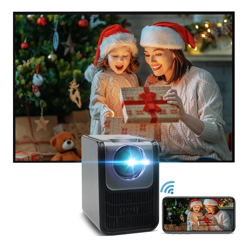 Lcd projector portable hd 4k 1080p home theater android 9.0 wireless wifi projection christmas projectors, Black &silver
Lcd projector portable hd 4k 1080p home theater android 9.0 wireless wifi projection christmas projectors, Black &silver