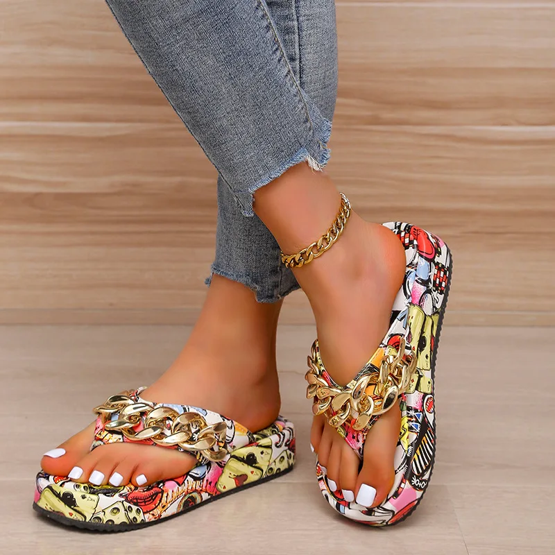 2022 Summer new PU leather Colors pattern print style beach Platform Sandals, 3colors
2022 Summer new PU leather Colors pattern print style beach Platform Sandals, 3colors