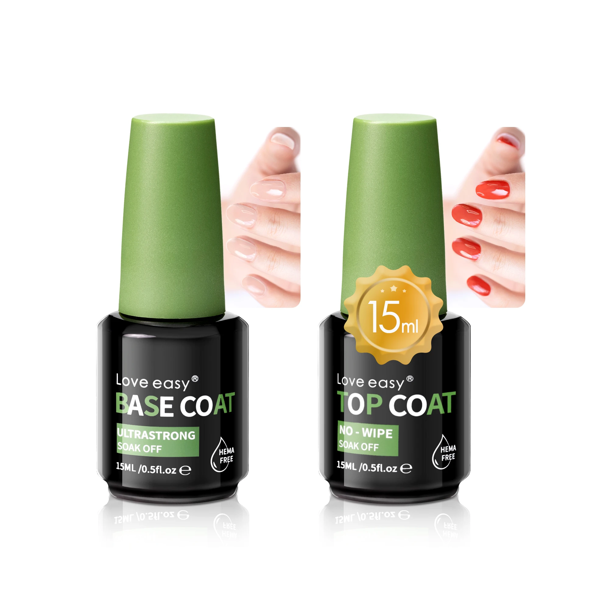 Love Easy High Quality Builder Base Gel Long Lasting Gel Base And Top Coat Uv Gel Base Coat, Clear
Love Easy High Quality Builder Base Gel Long Lasting Gel Base And Top Coat Uv Gel Base Coat, Clear