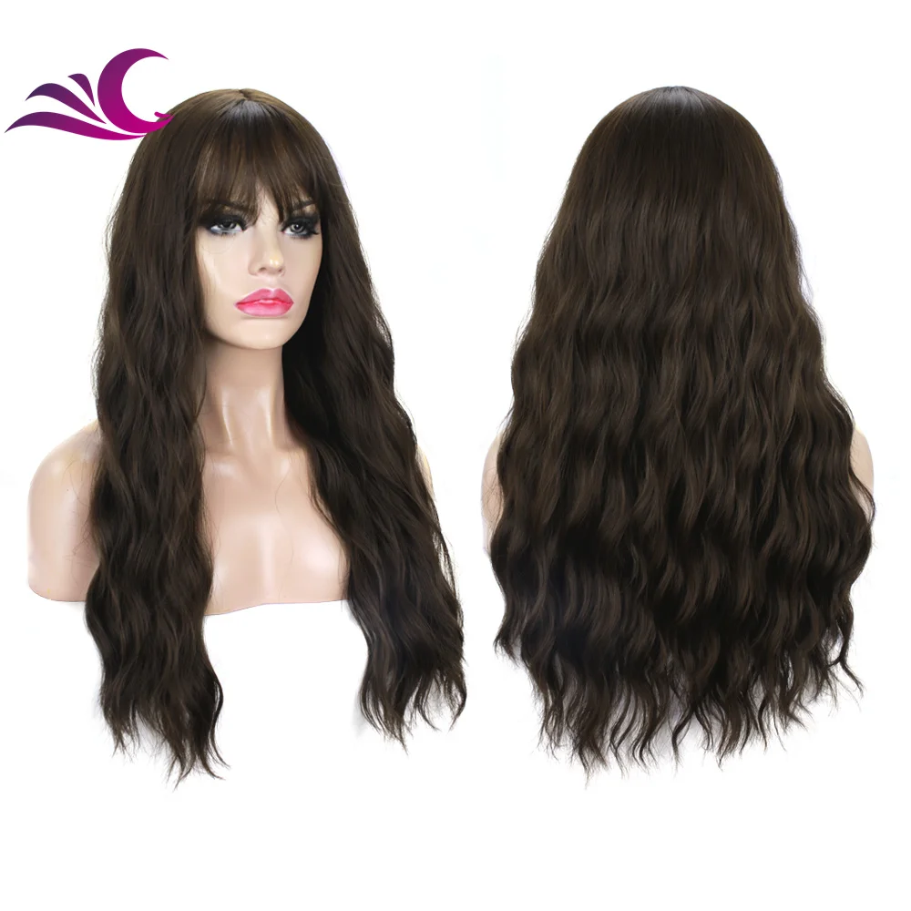 Celebrity Wholesale Look Natural Brown Cosplay Synthetic Wigs Glueless Hard Front Full Machine Synthetic Wigs Supplier
Celebrity Wholesale Look Natural Brown Cosplay Synthetic Wigs Glueless Hard Front Full Machine Synthetic Wigs Supplier