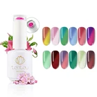 Best temperature change gel polish uv soak off color changeable gel color changing nail art gel polish