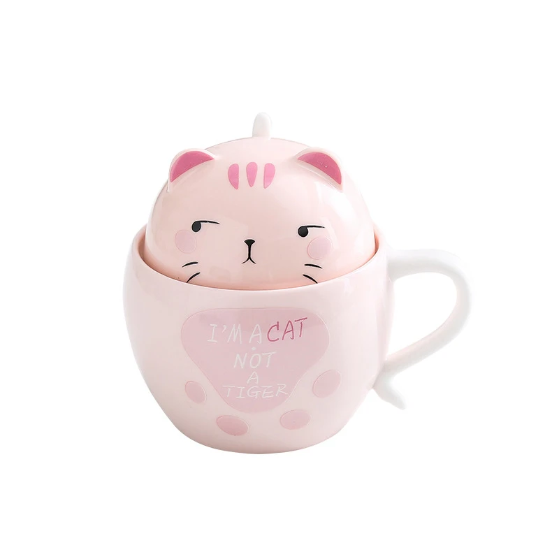Creative Cartoon Cat Ceramic Mug Cute Mug With Lid Couple Coffee Cup Student Personality Mug
Creative Cartoon Cat Ceramic Mug Cute Mug With Lid Couple Coffee Cup Student Personality Mug