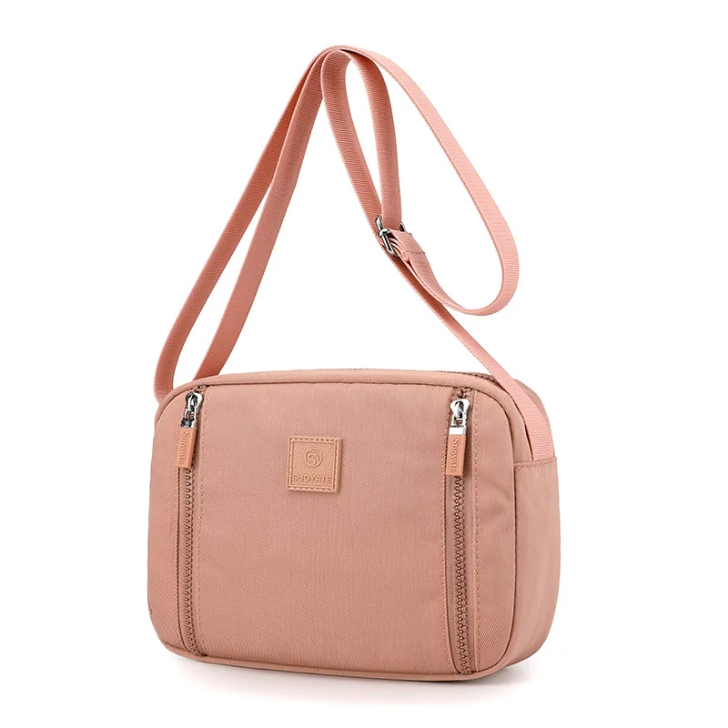 Urban styles lady shoulder sling bag colorful lightweight practical candy waterproof elegant women nylon small messenger bag
Urban styles lady shoulder sling bag colorful lightweight practical candy waterproof elegant women nylon small messenger bag