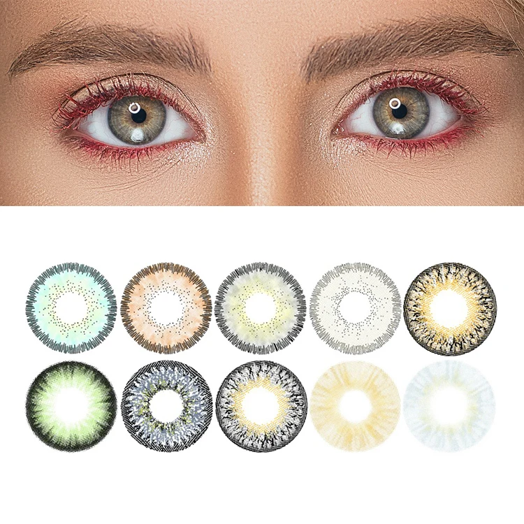 High quality daily waer yearly fresh tone Natural Color Prescription Contact lens, Multi
High quality daily waer yearly fresh tone Natural Color Prescription Contact lens, Multi
