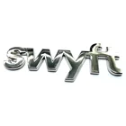 custom chrome car logo sticker