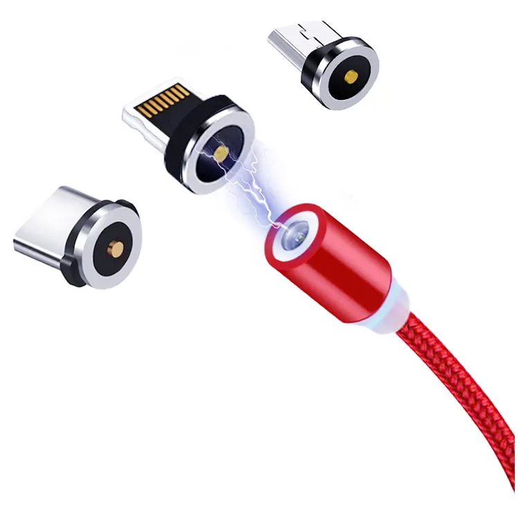 LED USB Magnetic Cable Nylon Braided Fast Charging Magnetic Data Cable Universal 3 in 1 Magnet Phone Charger for smart phone
LED USB Magnetic Cable Nylon Braided Fast Charging Magnetic Data Cable Universal 3 in 1 Magnet Phone Charger for smart phone