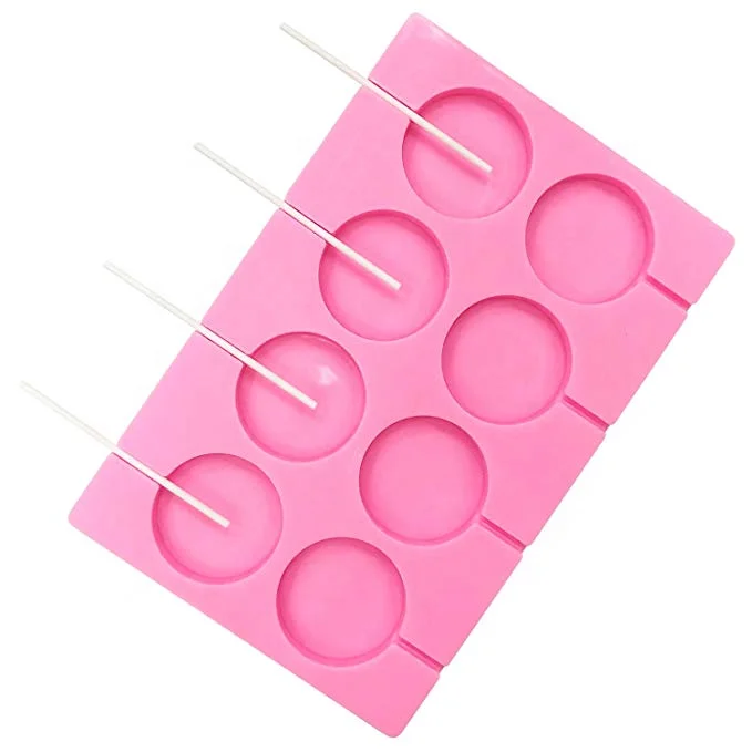 Amazon Hot Sale 8 - Capacity Jumbo Round Silicone Lollipop Molds Silicone Lollipop Mold, Pink
Amazon Hot Sale 8 - Capacity Jumbo Round Silicone Lollipop Molds Silicone Lollipop Mold, Pink