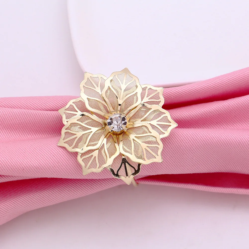 Hollow Out Elegant Hotel Wedding Party Decoration Metal Silver Gold Flower Napkin Rings, Gold color, silver color
Hollow Out Elegant Hotel Wedding Party Decoration Metal Silver Gold Flower Napkin Rings, Gold color, silver color